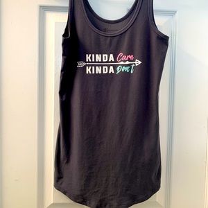NO BOUNDARIES Gray Tank Top Size S